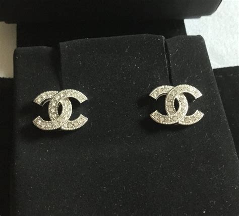 chanel earrings uk gumtree|authentic chanel earrings.